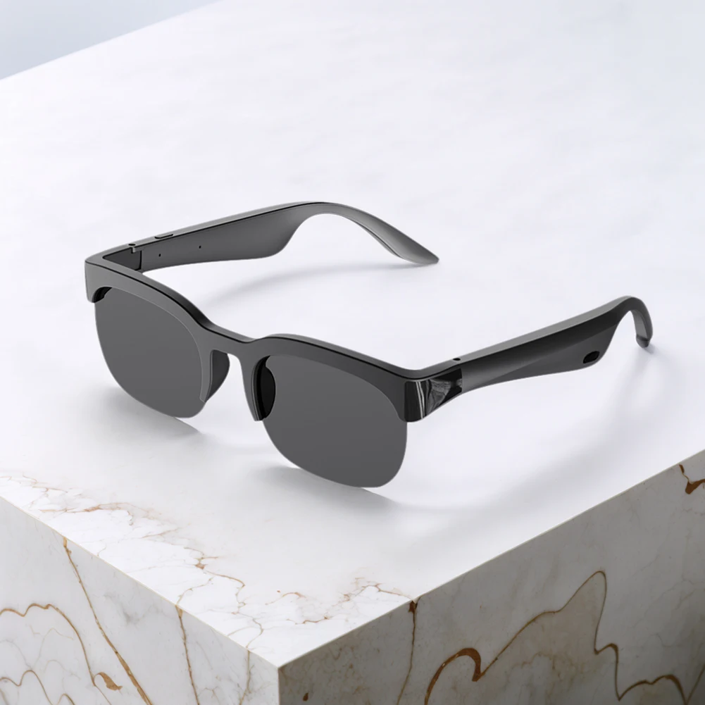 Smart Glasses AI Translator Hands-Free Music & Calls BT Sunglasses UV Protection Outdoor Sports Headphones for Men & Women Smart Glasses AI Translator Hands-Free Music & Calls BT Sunglasses UV Protection Outdoor Sports Headphones for Men & Women