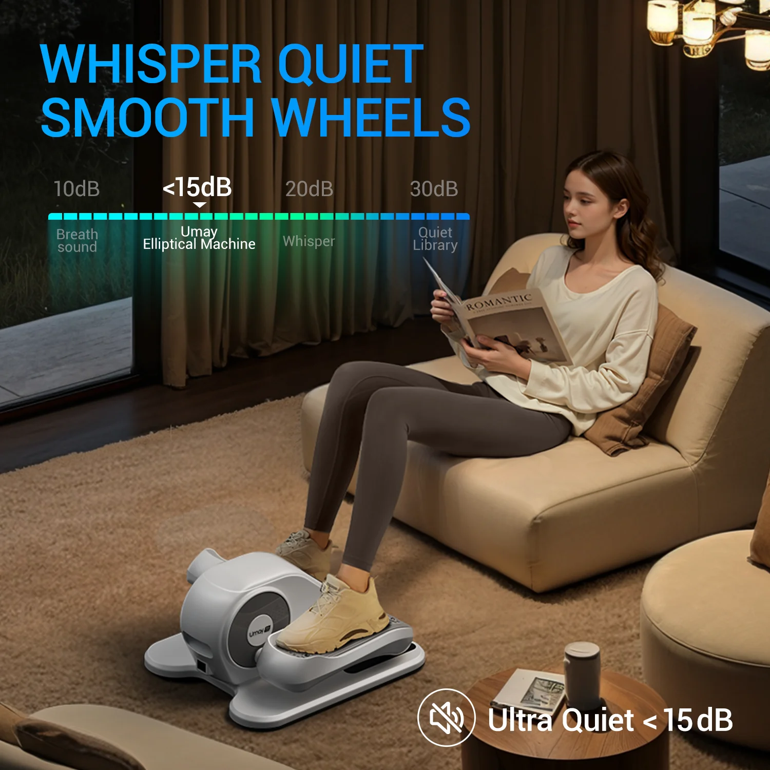 Quiet Portable Under Desk Elliptical for Seniors, Electric Seated Leg Exerciser with Remote – Compact Training Machine Quiet Portable Under Desk Elliptical for Seniors, Electric Seated Leg Exerciser with Remote – Compact Training Machine