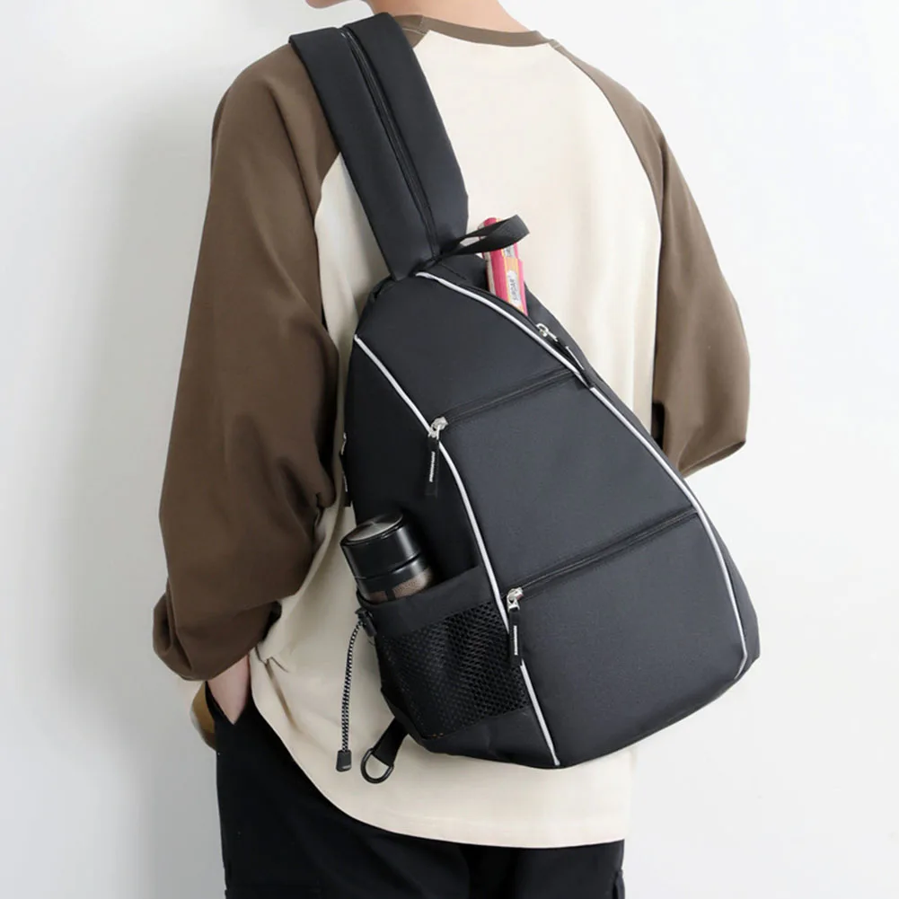 Pickleball Bag Racketball Sling Bag Adjustable Pickleball Rackets Backpack Multi-pockets Racquetball Carrying Handbag Sports Bag Pickleball Bag Racketball Sling Bag Adjustable Pickleball Rackets Backpack Multi-pockets Racquetball Carrying Handbag Sports Bag