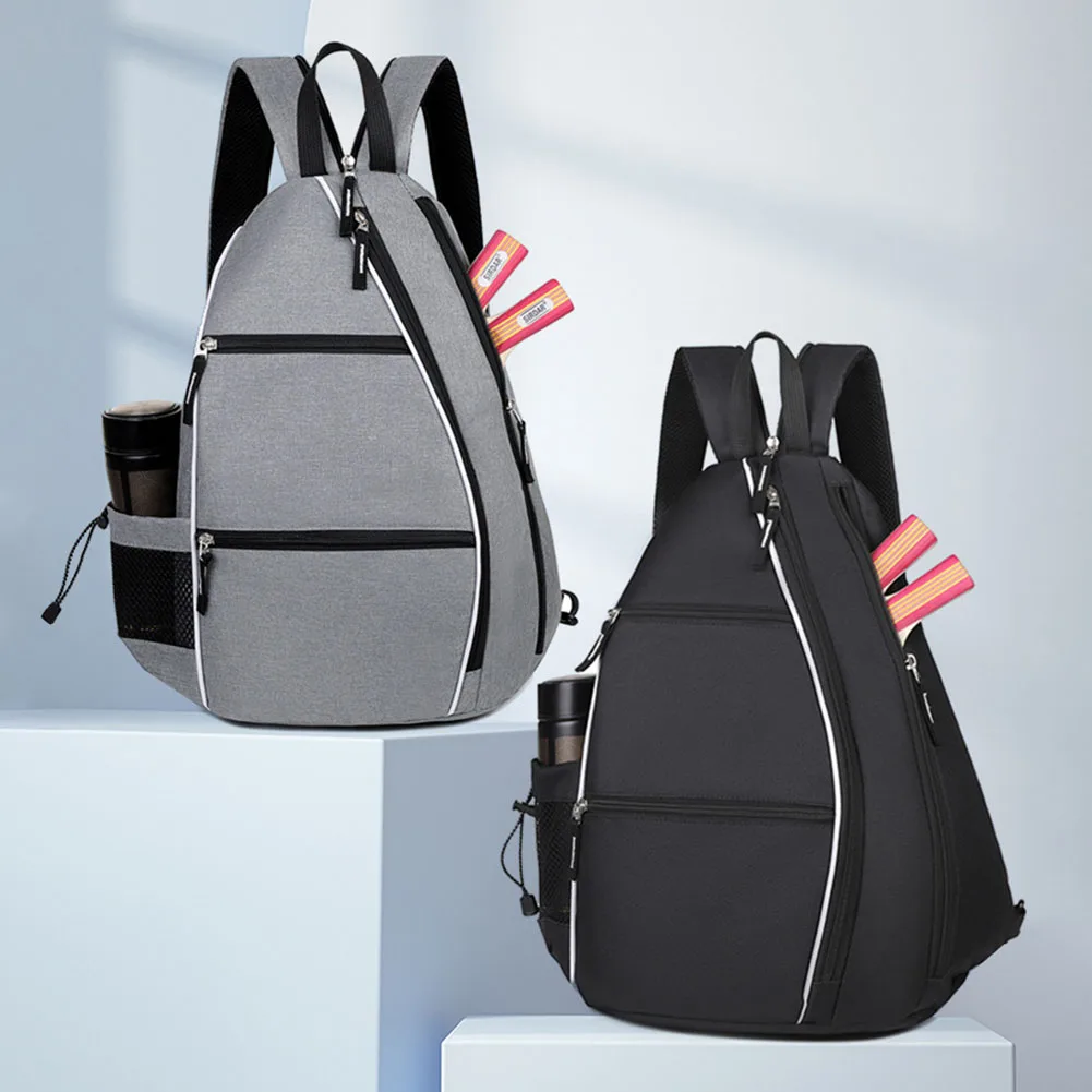 Pickleball Bag Racketball Sling Bag Adjustable Pickleball Rackets Backpack Multi-pockets Racquetball Carrying Handbag Sports Bag Pickleball Bag Racketball Sling Bag Adjustable Pickleball Rackets Backpack Multi-pockets Racquetball Carrying Handbag Sports Bag