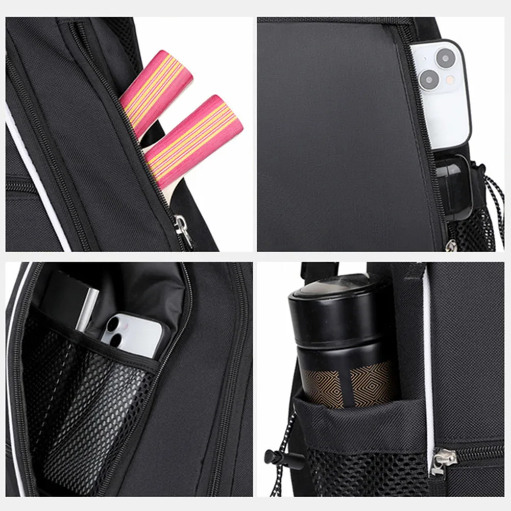 Pickleball Bag Racketball Sling Bag Adjustable Pickleball Rackets Backpack Multi-pockets Racquetball Carrying Handbag Sports Bag Pickleball Bag Racketball Sling Bag Adjustable Pickleball Rackets Backpack Multi-pockets Racquetball Carrying Handbag Sports Bag