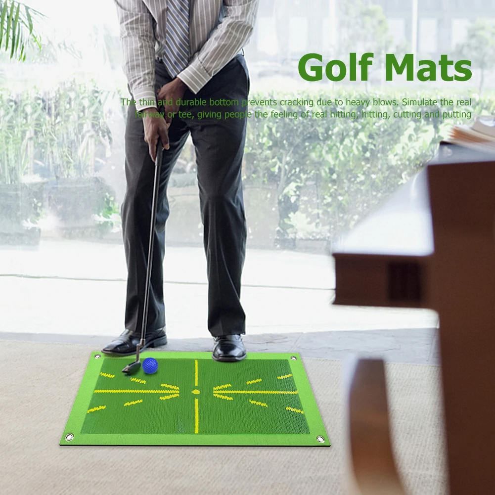 Golf Training Mat Kit for Swing Path Feedback Detection Correcting Hitting Posture Golf Practice Mat Advanced Guides Aid Pad Golf Training Mat Kit for Swing Path Feedback Detection Correcting Hitting Posture Golf Practice Mat Advanced Guides Aid Pad