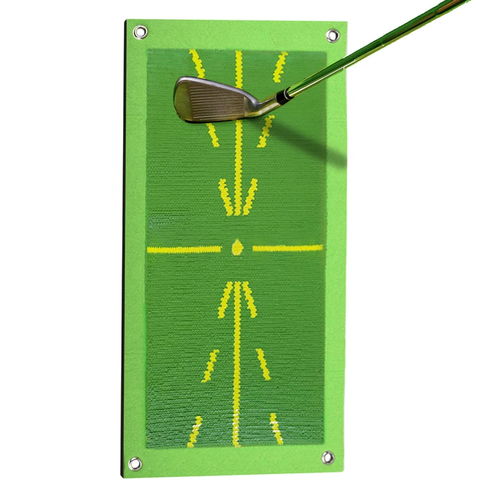 Golf Training Mat Kit for Swing Path Feedback Detection Correcting Hitting Posture Golf Practice Mat Advanced Guides Aid Pad Golf Training Mat Kit for Swing Path Feedback Detection Correcting Hitting Posture Golf Practice Mat Advanced Guides Aid Pad
