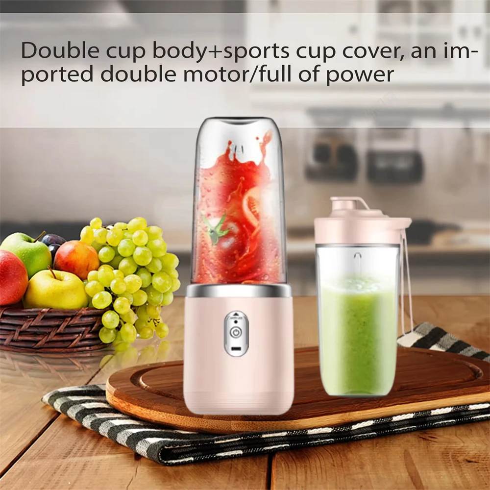 Portable Blender Bottle Electric 6 Blades Multifunction Juice Blender Fresh Juice Smoothie Blender Ice CrushCup Food Processor Portable Blender Bottle Electric 6 Blades Multifunction Juice Blender Fresh Juice Smoothie Blender Ice CrushCup Food Processor