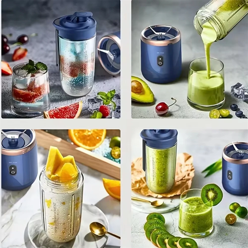 Portable Blender Bottle Electric 6 Blades Multifunction Juice Blender Fresh Juice Smoothie Blender Ice CrushCup Food Processor Portable Blender Bottle Electric 6 Blades Multifunction Juice Blender Fresh Juice Smoothie Blender Ice CrushCup Food Processor