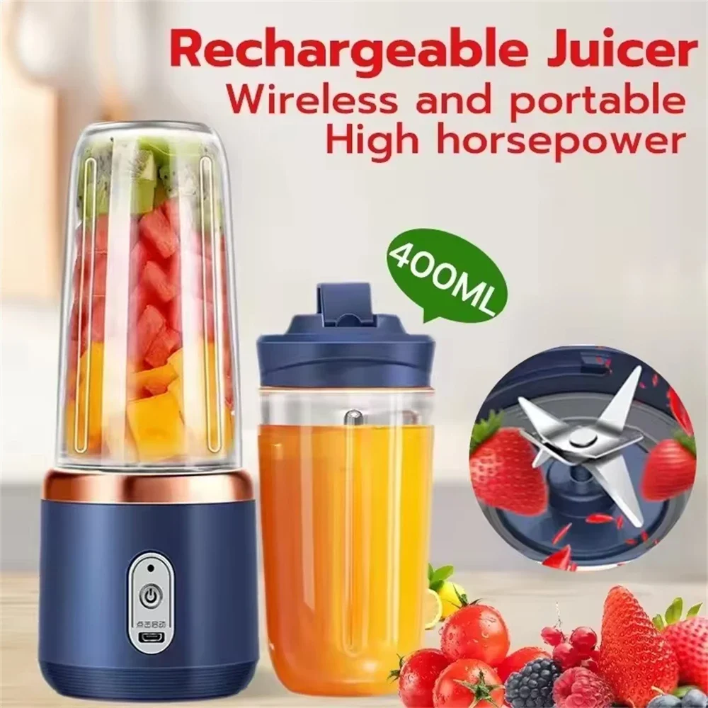 Portable Blender Bottle Electric 6 Blades Multifunction Juice Blender Fresh Juice Smoothie Blender Ice CrushCup Food Processor Portable Blender Bottle Electric 6 Blades Multifunction Juice Blender Fresh Juice Smoothie Blender Ice CrushCup Food Processor
