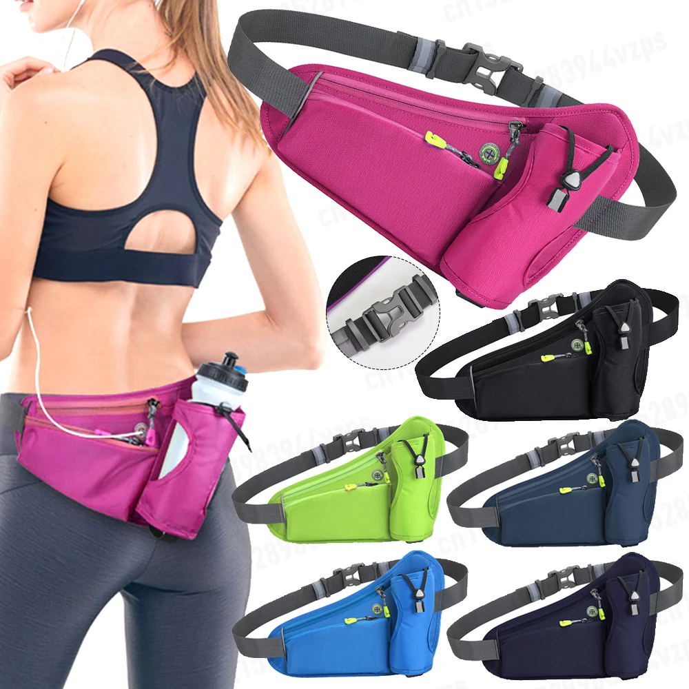 Running Waist Bags Water Bottle Holder Hydration Belt Bag Cell Phone Jogging Cycling Bag For Men Women Sports Fanny Pack Gym Run Running Waist Bags Water Bottle Holder Hydration Belt Bag Cell Phone Jogging Cycling Bag For Men Women Sports Fanny Pack Gym Run