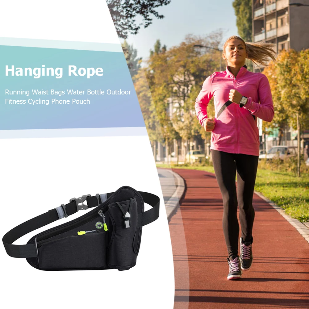 Running Waist Bags Water Bottle Holder Hydration Belt Bag Cell Phone Jogging Cycling Bag For Men Women Sports Fanny Pack Gym Run Running Waist Bags Water Bottle Holder Hydration Belt Bag Cell Phone Jogging Cycling Bag For Men Women Sports Fanny Pack Gym Run
