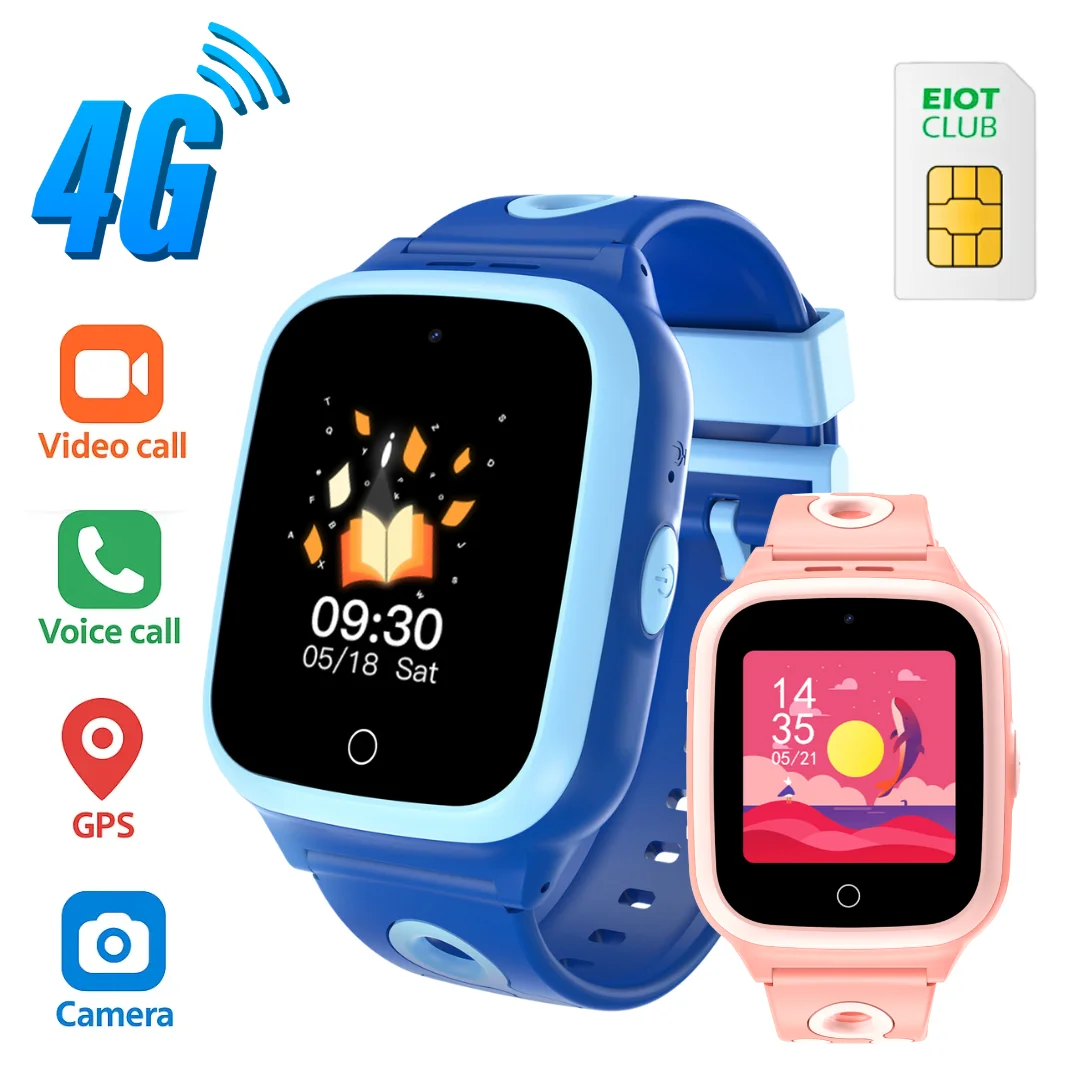 4G Smart Watch for Kids, with 30-Day Free Unlimited Plan, Video Call, Voice Chat, GPS, Kids Watch with SIM Card, Gift for Child 4G Smart Watch for Kids, with 30-Day Free Unlimited Plan, Video Call, Voice Chat, GPS, Kids Watch with SIM Card, Gift for Child