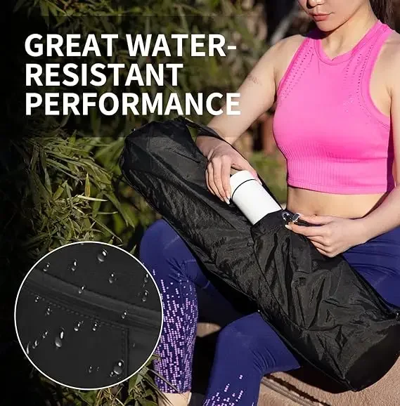 Yoga Mat Bag with Water Bottle Pocket & Wet Storage – Multi-Functional Carrier for Gym, Pilates & Fitness Yoga Mat Bag with Water Bottle Pocket & Wet Storage – Multi-Functional Carrier for Gym, Pilates & Fitness
