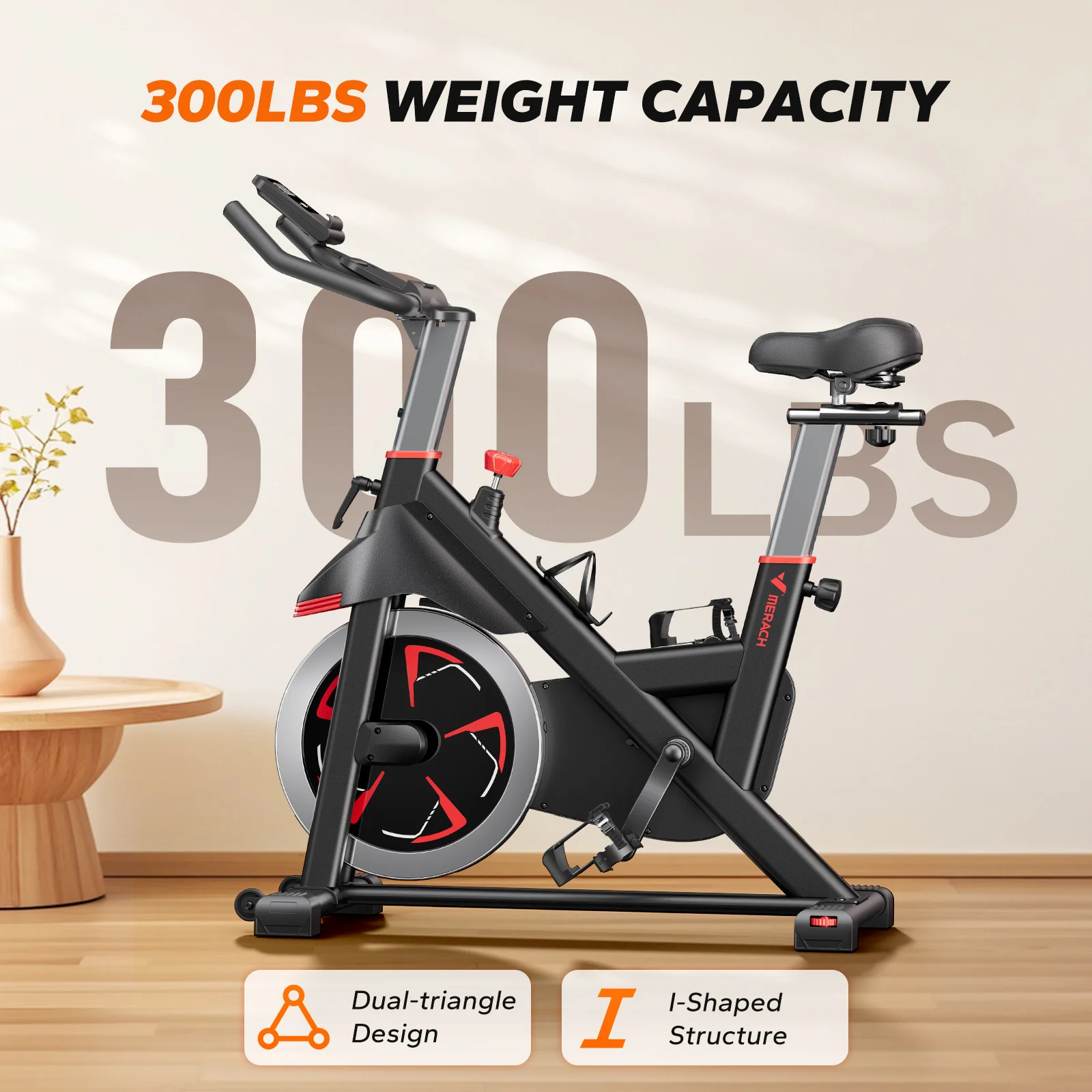 MERACH Exercise Bike S38 Indoor Cycling Magnetic Resistance Exclusive App 300lbs Capacity Comfortable Seat for Home&Weight Loss MERACH Exercise Bike S38 Indoor Cycling Magnetic Resistance Exclusive App 300lbs Capacity Comfortable Seat for Home&Weight Loss