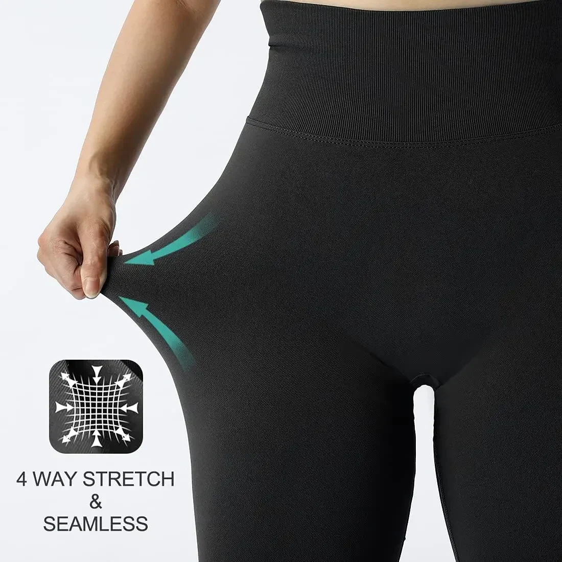 2023 Seamless Knitted Fitness GYM Pants Women’s High Waist and Hips Tight Peach Buttocks High Waist Nude Yoga Pants 2023 Seamless Knitted Fitness GYM Pants Women's High Waist and Hips Tight Peach Buttocks High Waist Nude Yoga Pants