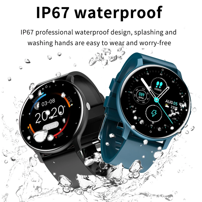 LIGE 2025 Smart watch Ladies Full touch Screen Sports Fitness watch IP67 waterproof Bluetooth For Android iOS Smart watch Female LIGE 2025 Smart watch Ladies Full touch Screen Sports Fitness watch IP67 waterproof Bluetooth For Android iOS Smart watch Female