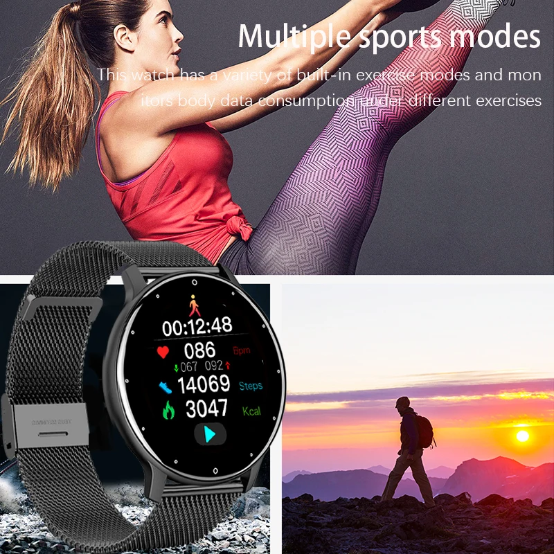 LIGE 2025 Smart watch Ladies Full touch Screen Sports Fitness watch IP67 waterproof Bluetooth For Android iOS Smart watch Female LIGE 2025 Smart watch Ladies Full touch Screen Sports Fitness watch IP67 waterproof Bluetooth For Android iOS Smart watch Female