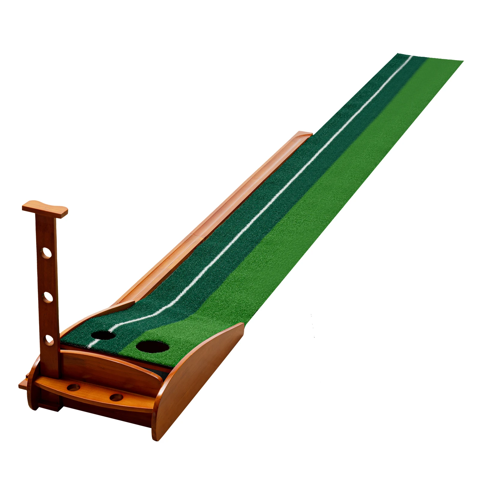 Indoor Golf Putting Green Practice Mat Exerciser W/Auto Ball Return Training Aid Indoor Golf Putting Green Practice Mat Exerciser W/Auto Ball Return Training Aid