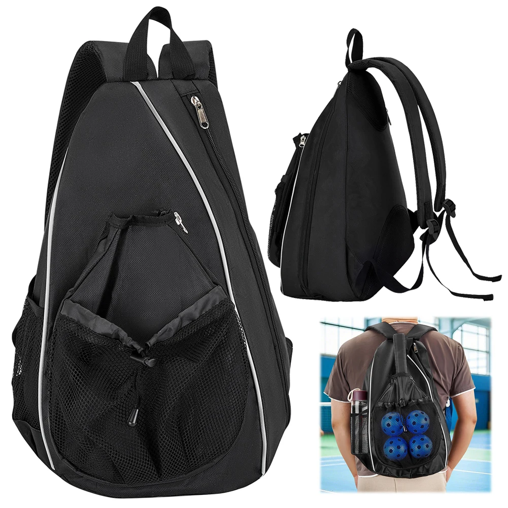 Adjustable Racket Bag with Hanging Hook Pickleball Rackets Backpack Portable Racket Rucksack Sports Training Shoulder Tennis Bag Adjustable Racket Bag with Hanging Hook Pickleball Rackets Backpack Portable Racket Rucksack Sports Training Shoulder Tennis Bag