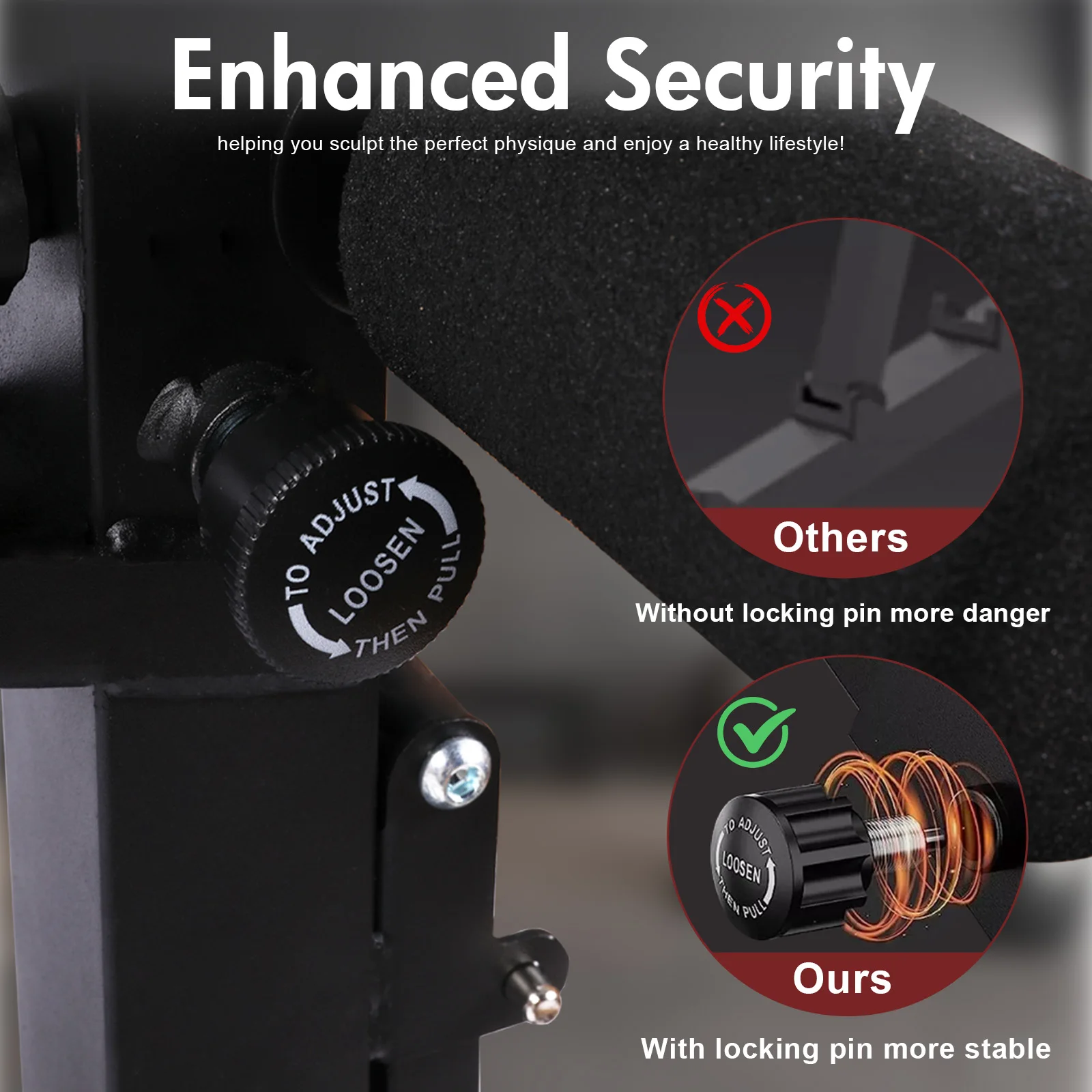 Adjustable Weight Bench 7-Level Foldable with Extended Headrest Leg Extension Incline Decline Bench 770 lbs Full-Body Strength Adjustable Weight Bench 7-Level Foldable with Extended Headrest Leg Extension Incline Decline Bench 770 lbs Full-Body Strength