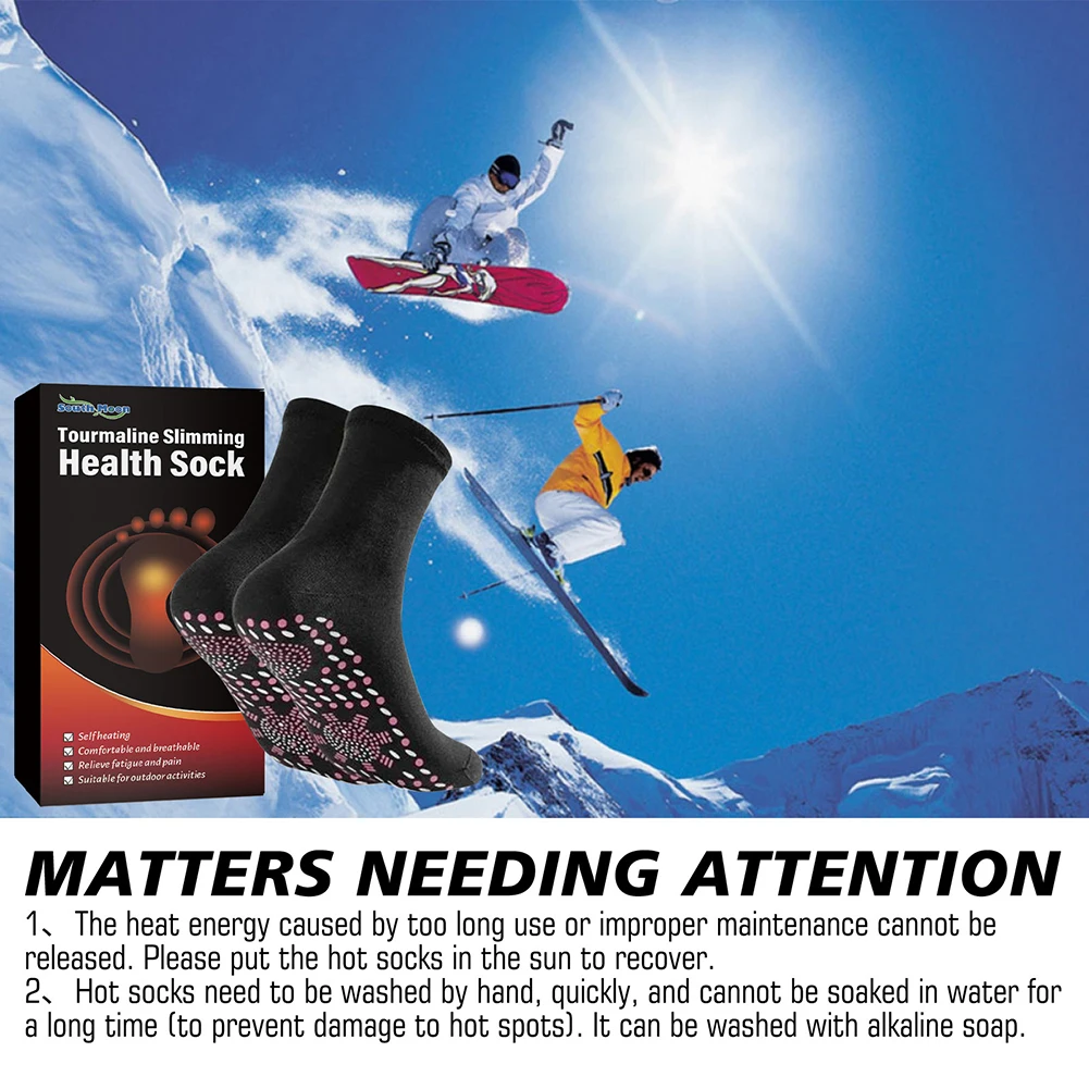 Winter Warm Self Heated Massage Socks Therapy Non-slip Therapy Massage Socks Comfortable Anti-Fatigue Arch Support for Men Women Winter Warm Self Heated Massage Socks Therapy Non-slip Therapy Massage Socks Comfortable Anti-Fatigue Arch Support for Men Women