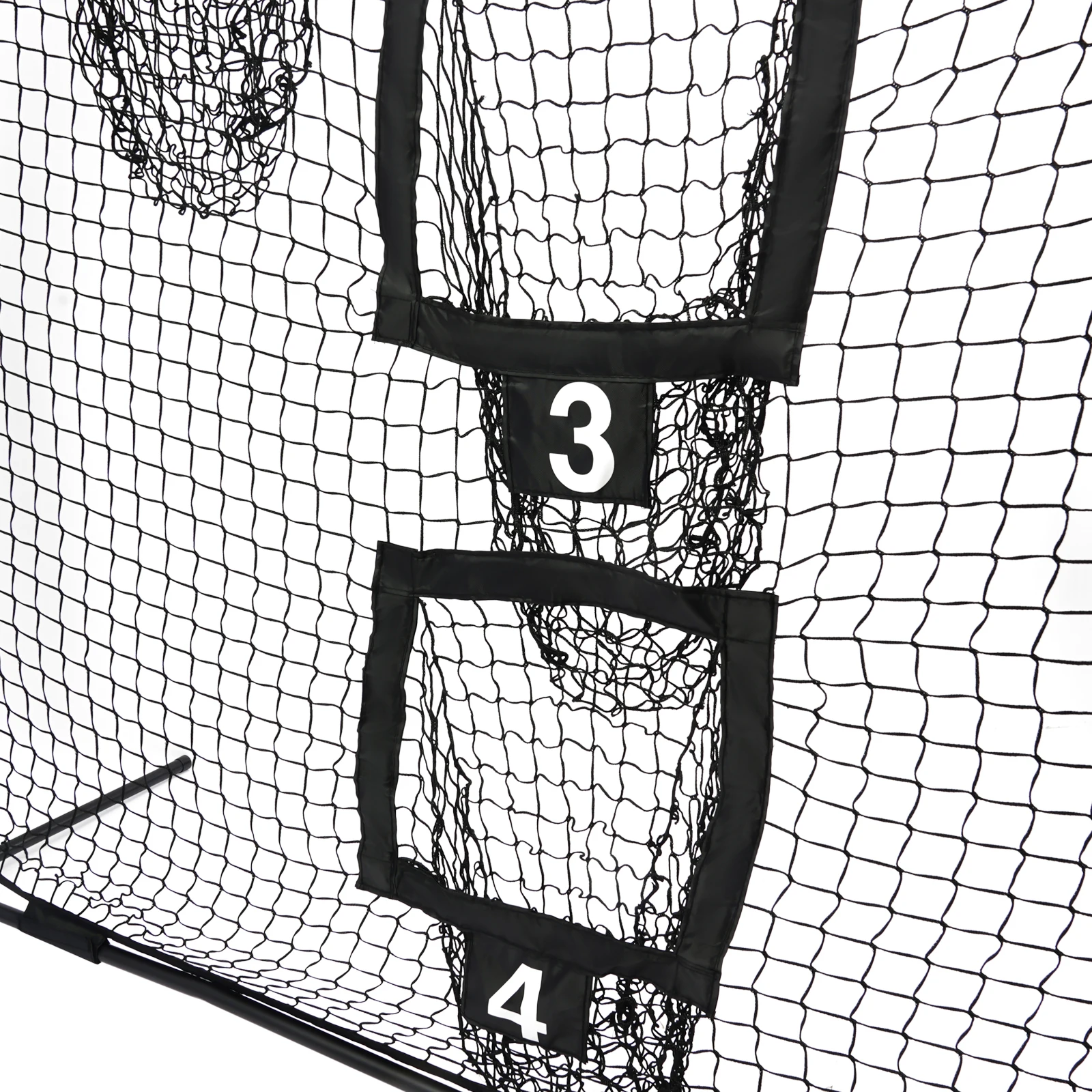 Football Target Net with 4 Pockets 7x7ft Portable Soccer Practice Trainer Durable Polyester Net for Outdoor Training Backyard Ga Football Target Net with 4 Pockets 7x7ft Portable Soccer Practice Trainer Durable Polyester Net for Outdoor Training Backyard Ga