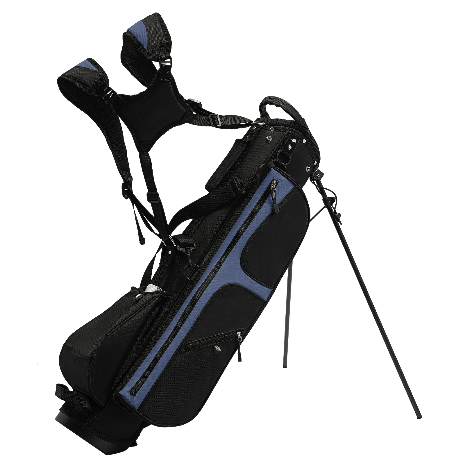 Portable Golf Stand Bag Nylon Golf Stand Bag with Shoulder Strap 3 Divider 5 Pocket Golf Gun Rack Bag for Juniors and Adult Portable Golf Stand Bag Nylon Golf Stand Bag with Shoulder Strap 3 Divider 5 Pocket Golf Gun Rack Bag for Juniors and Adult