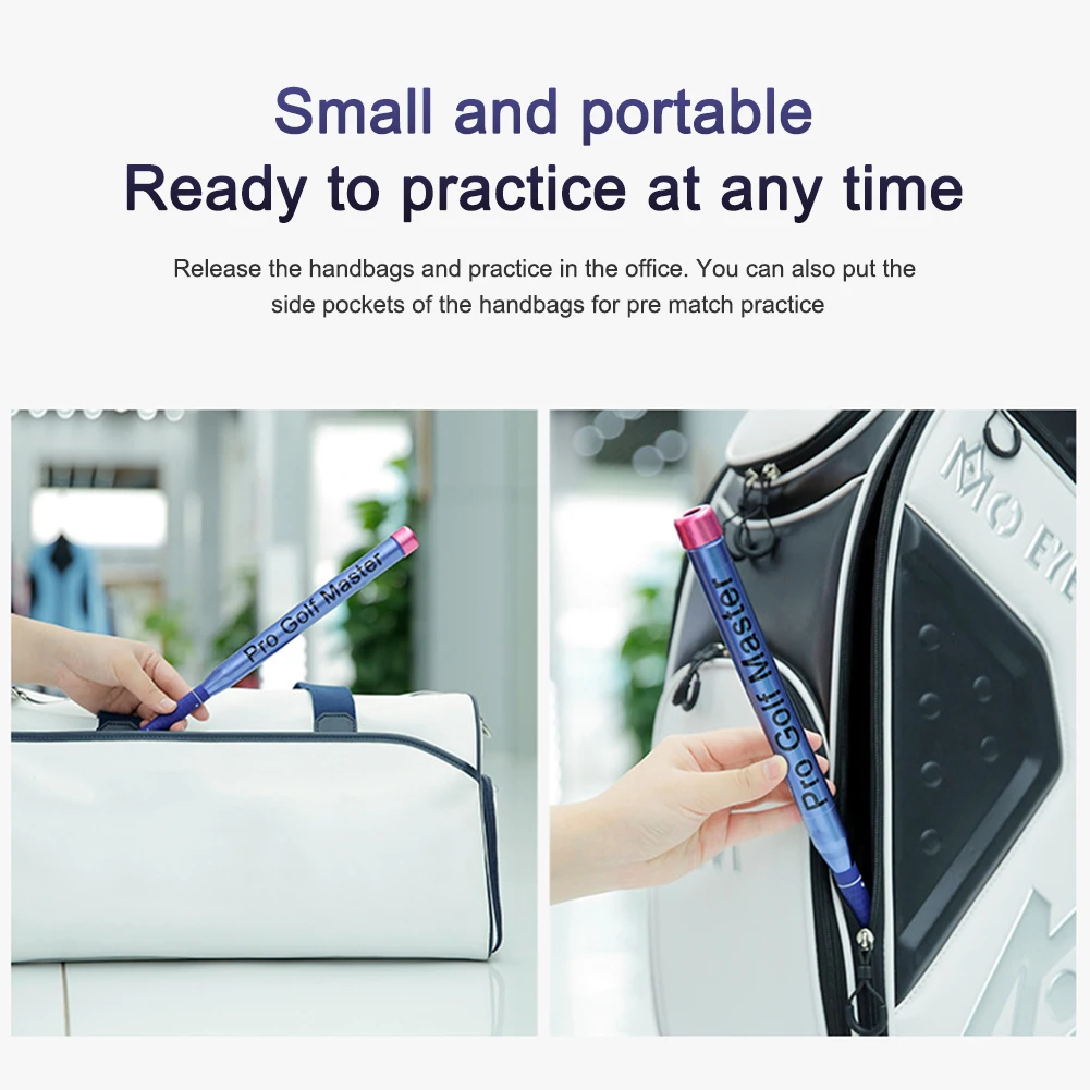 Golf Swing Practice Stick with Non-slip Rubber Grip Golf Practice Warm-Up Stick To Improve Hinge/Forearm Rotation/Shoulder Turn Golf Swing Practice Stick with Non-slip Rubber Grip Golf Practice Warm-Up Stick To Improve Hinge/Forearm Rotation/Shoulder Turn