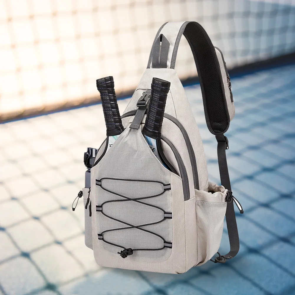Pickleball Bag Crossbody Sling Bag Large Capacity Pickleball Paddle Bag for Pickleball Tennis Travel for Men and Women Pickleball Bag Crossbody Sling Bag Large Capacity Pickleball Paddle Bag for Pickleball Tennis Travel for Men and Women