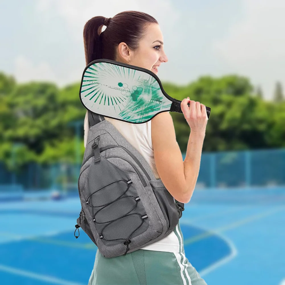 Pickleball Bag Crossbody Sling Bag Large Capacity Pickleball Paddle Bag for Pickleball Tennis Travel for Men and Women Pickleball Bag Crossbody Sling Bag Large Capacity Pickleball Paddle Bag for Pickleball Tennis Travel for Men and Women