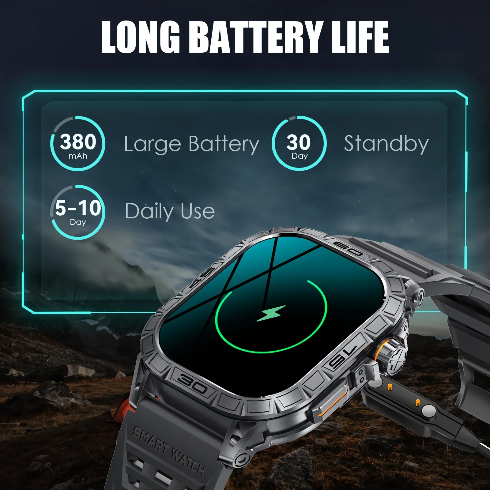 LaNikar New Smart Watch ED Display 100+ Sport Mode With Compass IP68 Waterproof Bluetooth Call Heart Rate Blood Pressure Men K63 LaNikar New Smart Watch ED Display 100+ Sport Mode With Compass IP68 Waterproof Bluetooth Call Heart Rate Blood Pressure Men K63