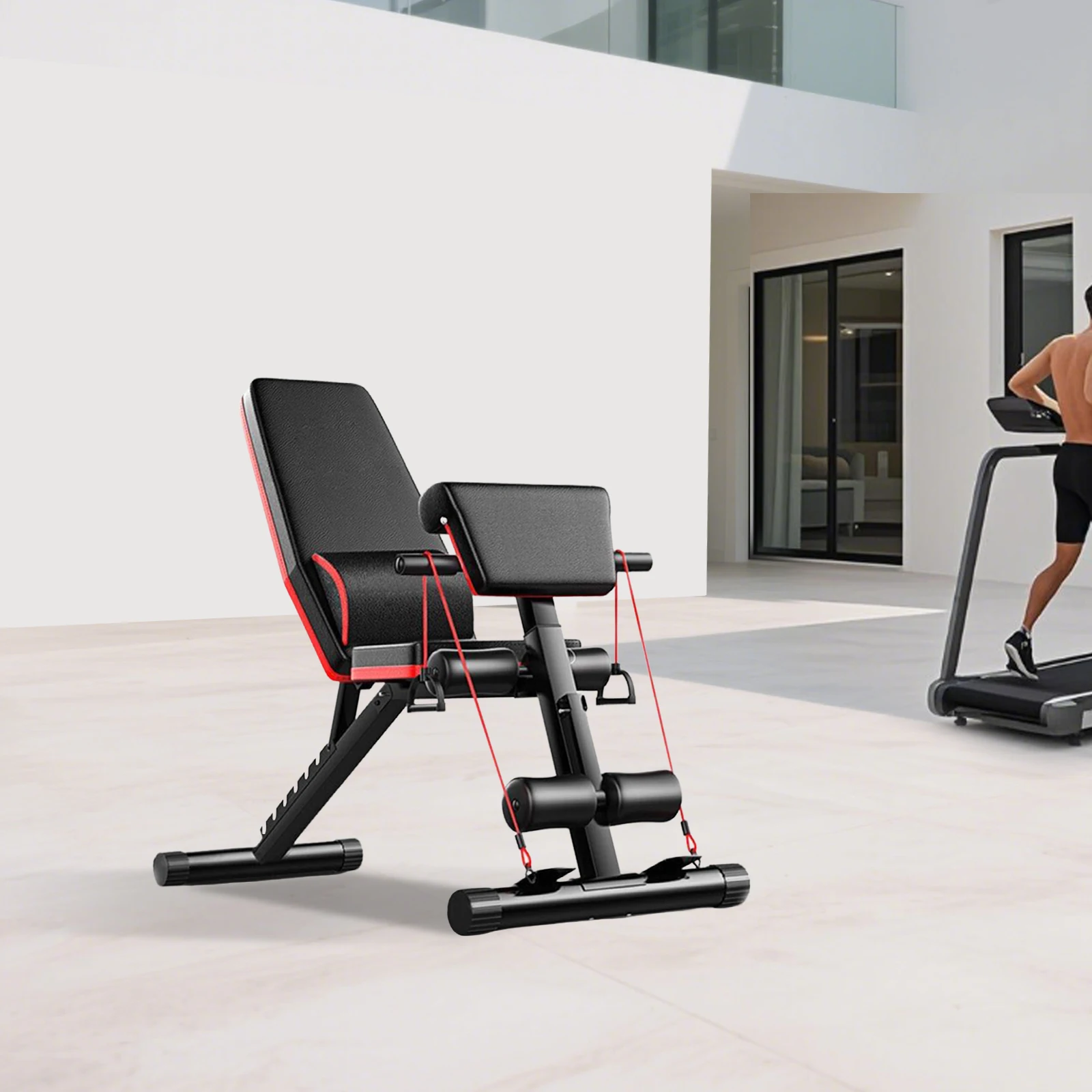 Adjustable Workout Bench 352LBS Capacity 7-Level Backrest Multifunctional Foldable Bench for Home Gym Dumbbell Press Sit-up Adjustable Workout Bench 352LBS Capacity 7-Level Backrest Multifunctional Foldable Bench for Home Gym Dumbbell Press Sit-up