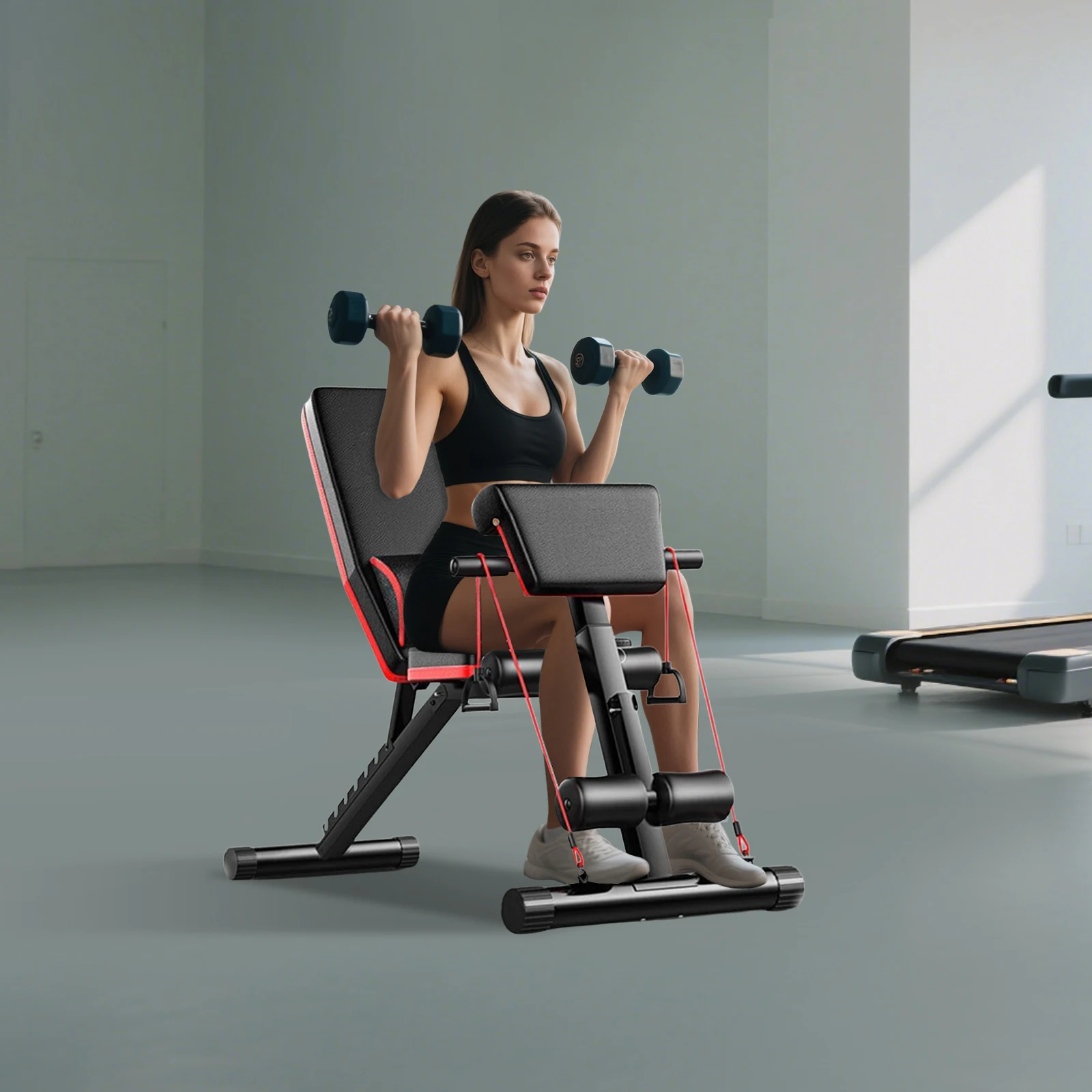 Adjustable Workout Bench 352LBS Capacity 7-Level Backrest Multifunctional Foldable Bench for Home Gym Dumbbell Press Sit-up Adjustable Workout Bench 352LBS Capacity 7-Level Backrest Multifunctional Foldable Bench for Home Gym Dumbbell Press Sit-up