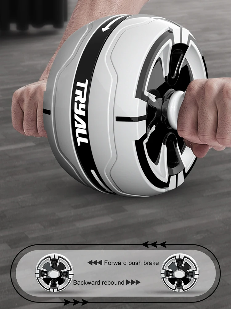 Abdominal Exercise Wheel Anti-Slip Rebound Core Strength Trainer Detachable Gymnastic Wheel for Home and Gym Fitness Equipment Abdominal Exercise Wheel Anti-Slip Rebound Core Strength Trainer Detachable Gymnastic Wheel for Home and Gym Fitness Equipment
